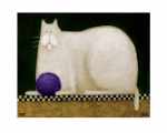 Cat with Purple Ball  (LM)