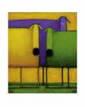 Yellow, Green and Purple Dogs