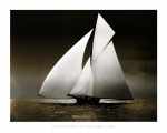 Iverna Yacht at Full Sail, 1895