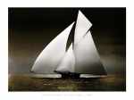 Iverna Yacht, at Full Sail, 1895