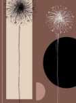 Black and White Dandelions