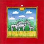 Three little zebras