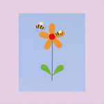 Flower & Bees