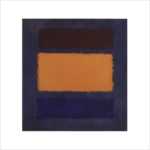 Brown, Orange, Blue on Maroon