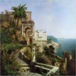 In the garden, Amalfi Coast