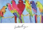 Parrots in Blue