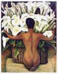 Nude with Calla Lilies