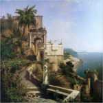 In the garden, Amalfi Coast