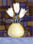 Three White Tulips