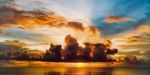 Sunset in Polynesia  +