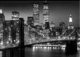 NEW YORK brooklyn bridge night