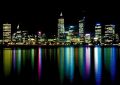 perth at night - fototapeta