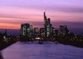 Skyline Frankfurt - noca - fototapeta