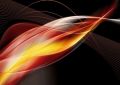 abstract background in red - fototapeta
