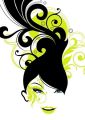 fashion girl - fototapeta