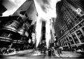 Times Square BW (New York) - fototapeta
