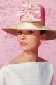 AUDREY HEPBURN pink hat