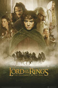 LORD OF THE RINGS fellowship one sheet