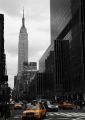 Yellow taxis on 35th street, Manhattan, New York - fototapeta