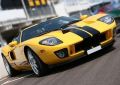 Super car at race circuit - fototapeta