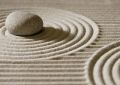 Mini zen garden - fototapeta