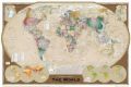 WORLD MAP Triple projection