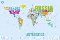WORLD MAP in words WORLD MAP in words