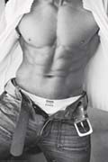 Black/White male torso II Black/White male torso II