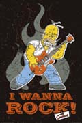 Simpsons - wanna rock