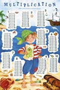 Multiplication Table Pirate