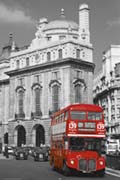 London - red bus