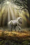 Anne Stokes - glimpse of a unicorn