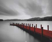 Wooden Landing Jetty - red Wooden Landing Jetty - red