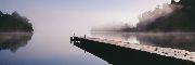 Jetty into lake