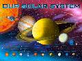 SOLAR SYSTEM plakat 3D