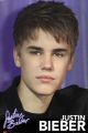 JUSTIN BIEBER  pin up purple
