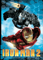 IRON MAN 2 flying Plakat 3D