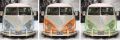 VW CALIFORNIAN CAMPER triptych