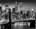 NEW YORK bridge black & white