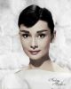 AUDREY HEPBURN white