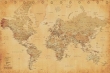 World Map (Vintage Style)