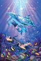 La Mer De Cristal (Lassen) - Delfiny - plakat La Mer De Cristal (Lassen) - Delfiny - plakat