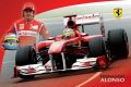 Ferrari F1 (Alonso) - plakat Ferrari F1 (Alonso) - plakat