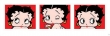 Betty Boop (Red Triptych)