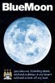 MANCHESTER CITY  blue moon