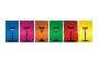 Martini Glasses (Pop Art)