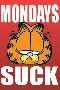 Garfield - mondays suck