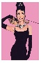 Audrey Hepburn (Pink)