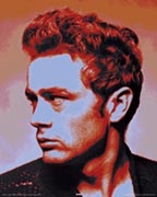 James Dean popart