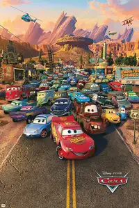 Auta - Disney Cars - one sheet - plakat